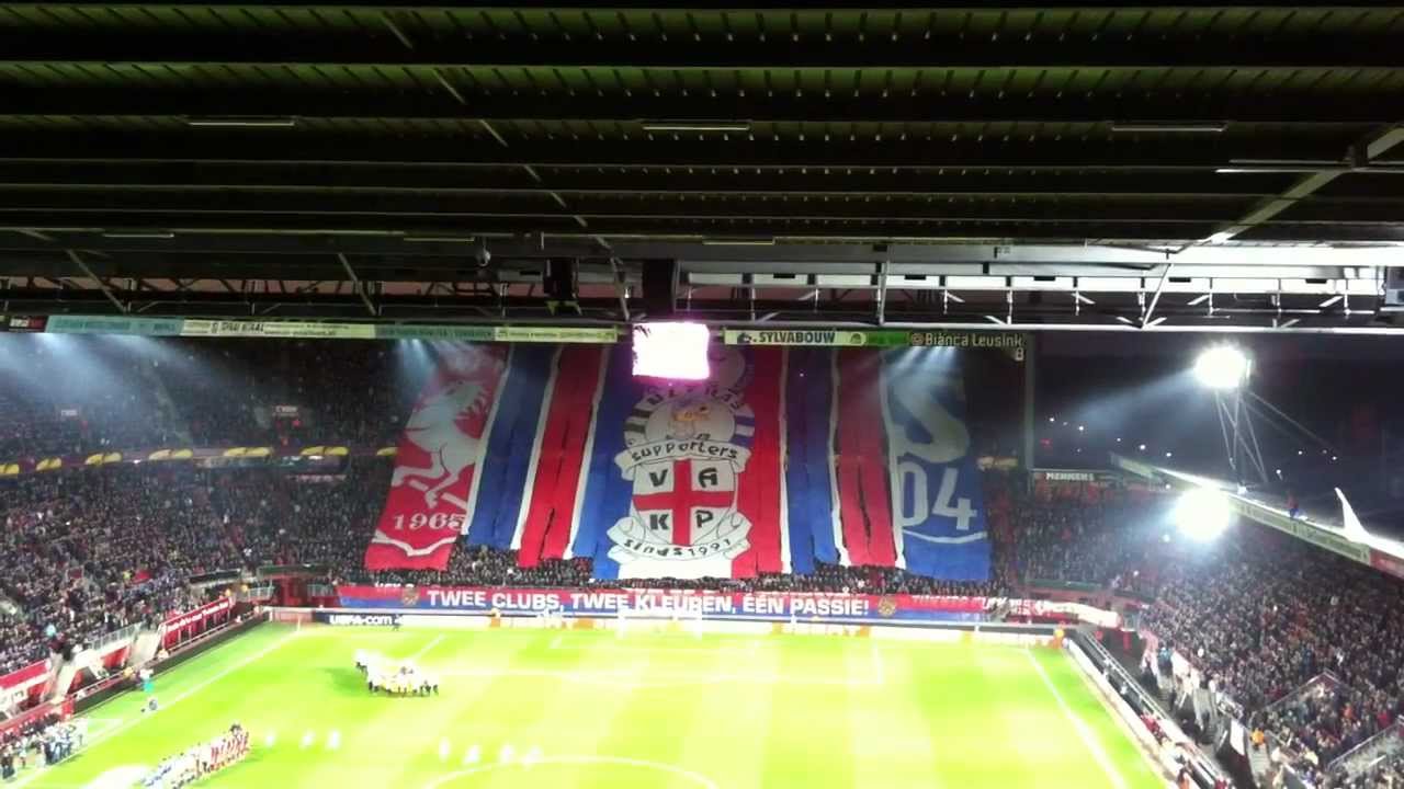 FC Twente Enschede : FC Schalke 04 Europa League Achtelfinale 08.03.2012 Choreo