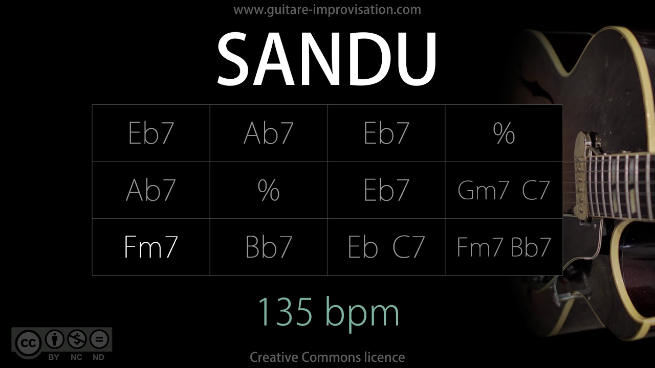 Sandu (Jazz/Swing feel) 135 bpm : Backing Track