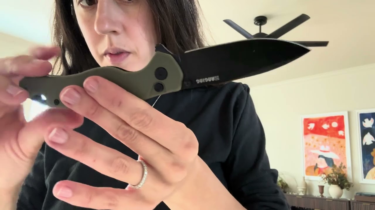 EDC Pocket Folding Knife Review 🟢 Lightweight 2.99” Blade for Camping & Hiking
