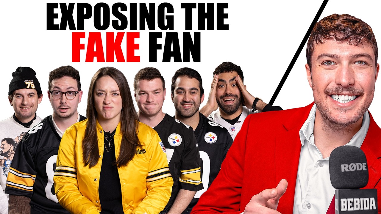 5 Steelers Fans vs 1 SECRET Ravens Fan