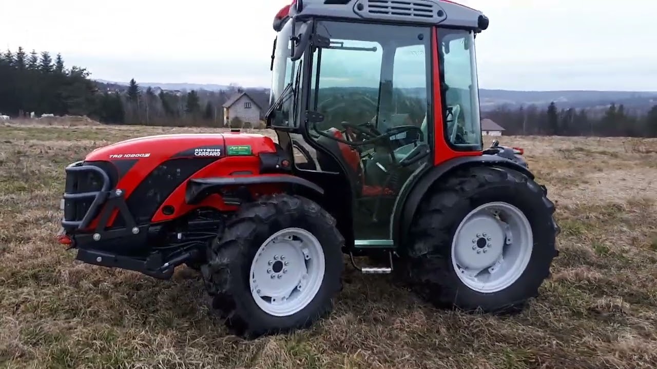 Antonio Carraro TRG 75KM z obracanym stanowiskiem operatora. Jedyny taki ciągnik na rynku!