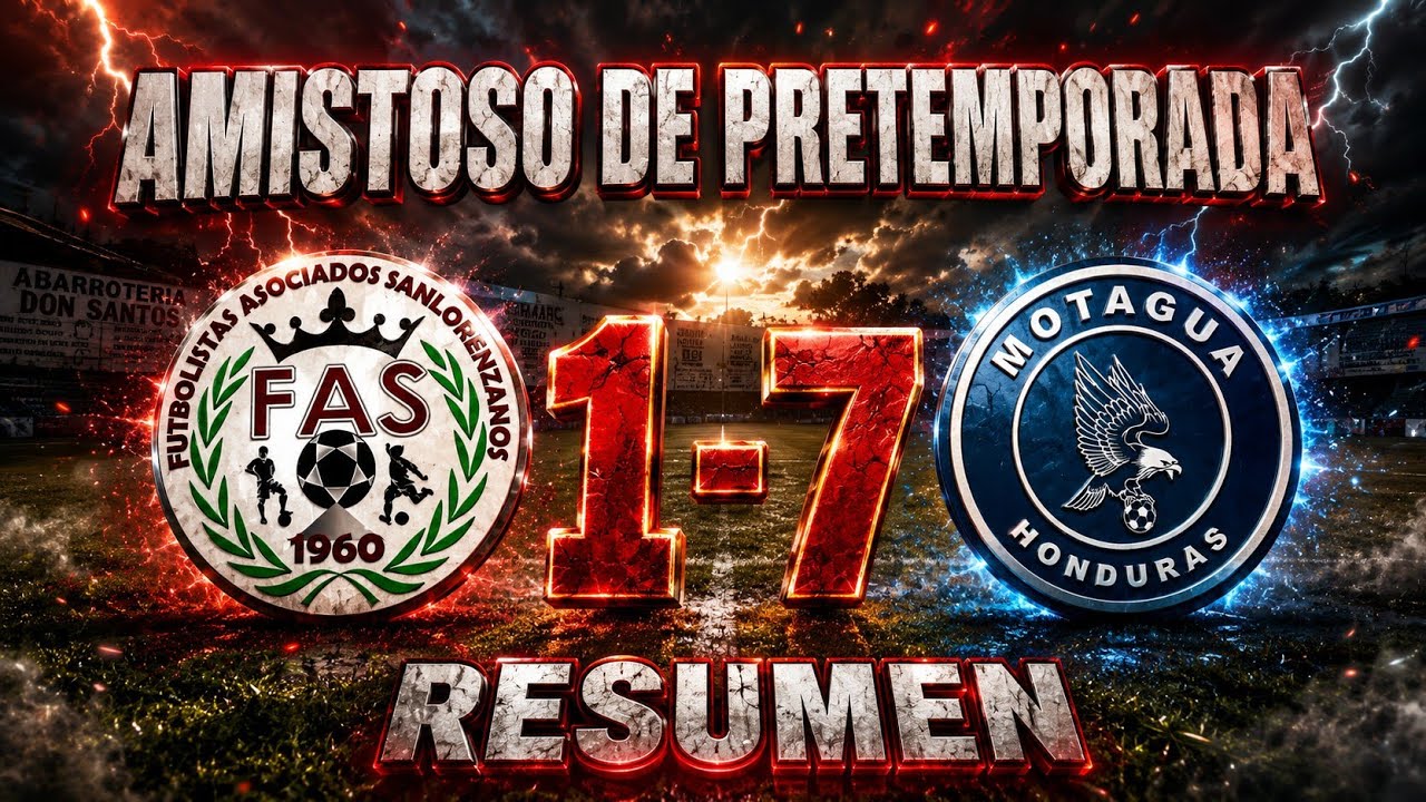 FAS - MOTAGUA  AMISTOSO DE PRETEMPORADA 