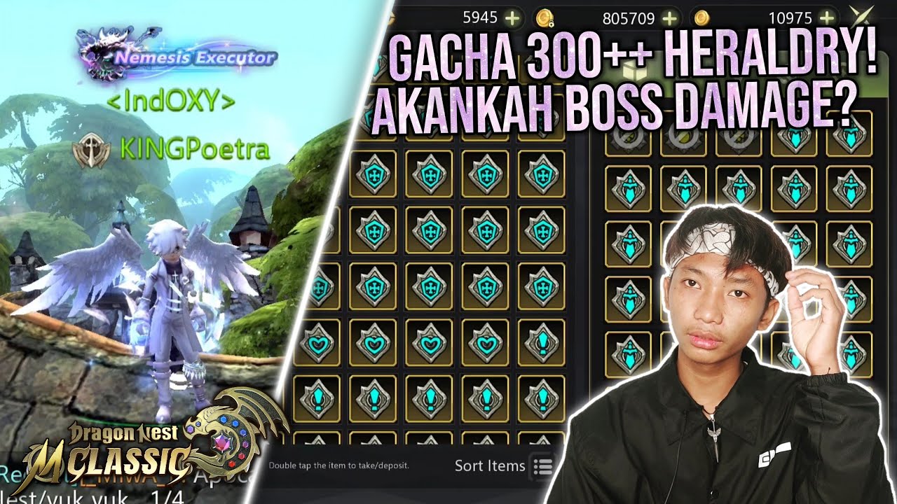 Gacha 300++ Heraldry Rank A, GACORRR PARAH!! - DRAGON NEST M CLASSIC