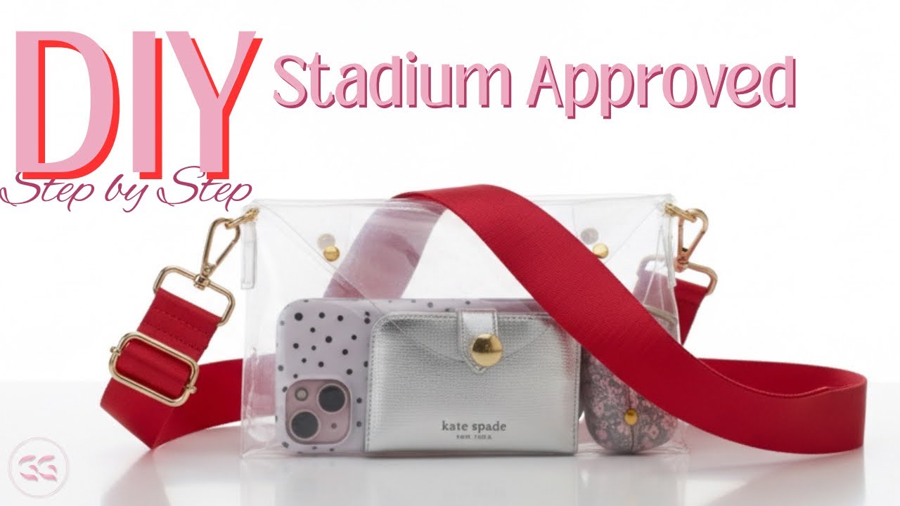 Quick & Easy DIY Clear Stadium Bag Tutorial
