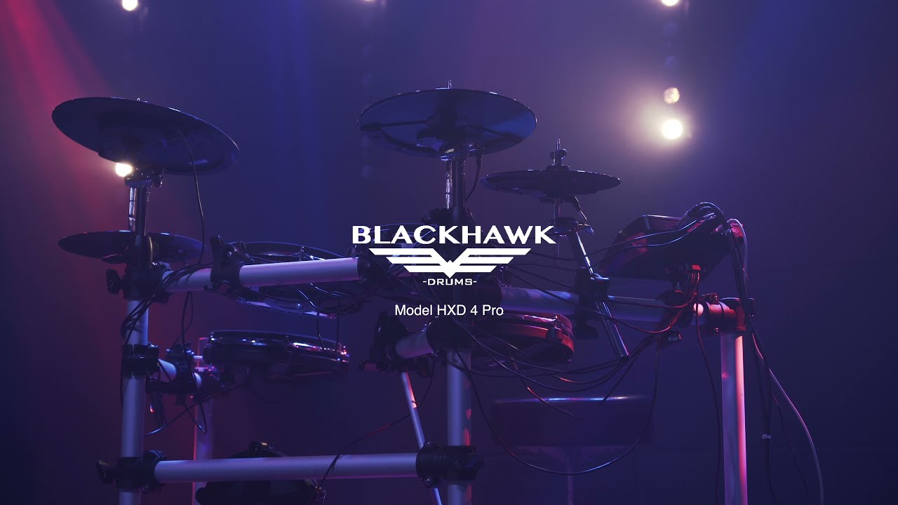Black Hawk HXD 4 Pro New Electronic Drum Set 2022