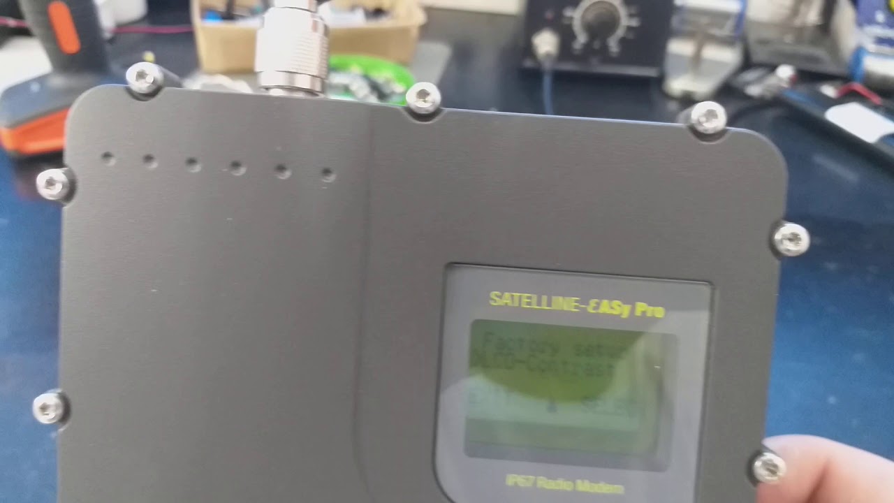 Configurando Radio Satel Easy Pro 35W para GR3 Topcon
