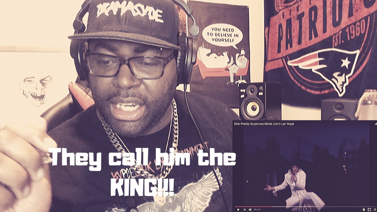 DramaSydETV:  Elvis Presley Suspicious Minds Live in Las Vegas  REACTION VIDEO