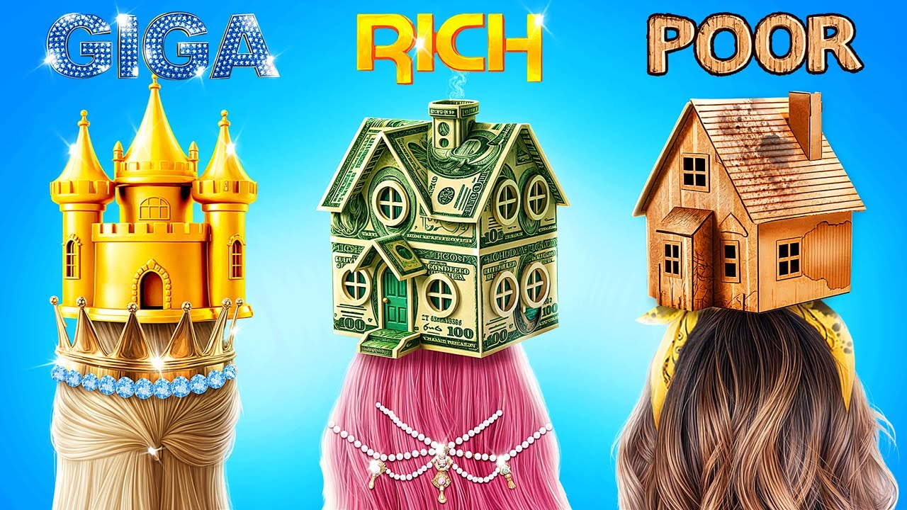 Transformare: Casă Săracă vs Bogată vs Ultra-bogată! Cine Construiește Cea Mai Tare Casă?
