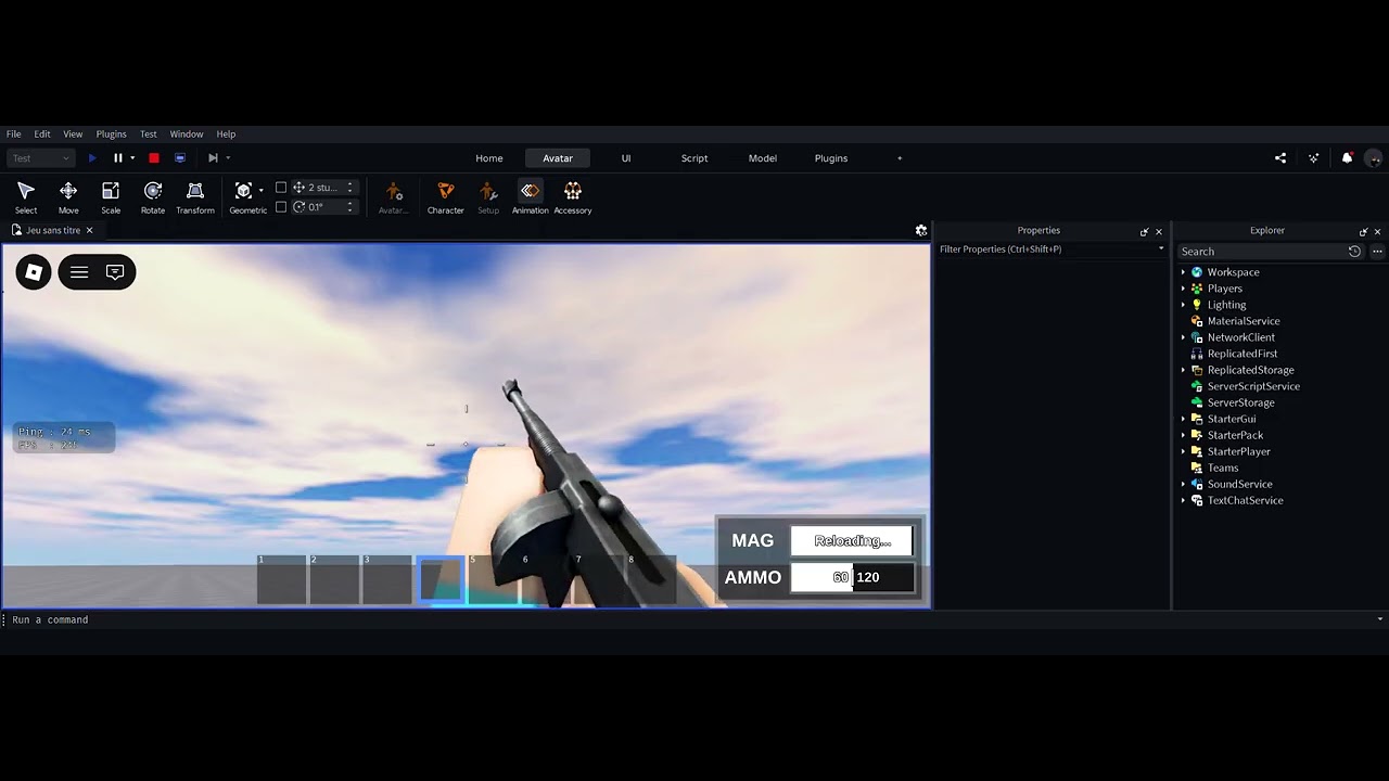 Roblox Studio Gun Testing OG Guns