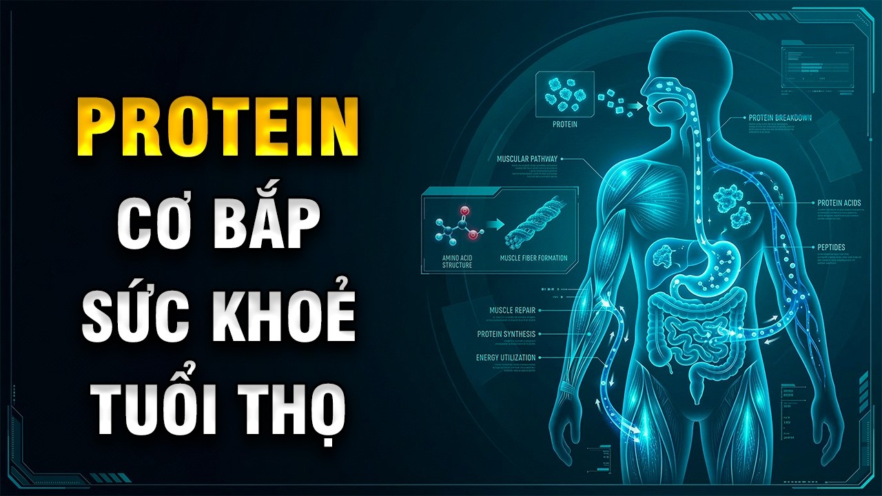 PROTEIN: Nền Tảng Xây Dựng Cơ Thể Và Tuổi Thọ Khoẻ Mạnh | Khoẻ Mà Đẹp