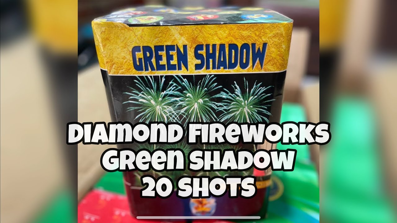 GREEN SHADOW by Diamond Fireworks (20 shots) 