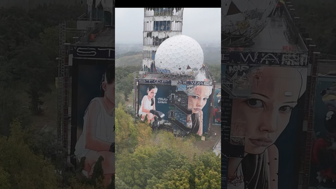 One of the most famous lost places in Berlin: Teufelsberg #travel #secret #lostplace #streetart