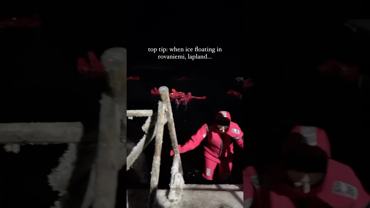 DUNKING MY FACE IN -20c WATER IN LAPLAND FINLAND 🥶!!!