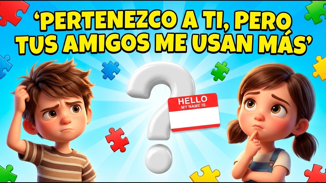 Adivinanza 120🤔Pertenezco a ti, pero tus amigos me usan más que tú. ¿Qué soy? | 10 Segundos