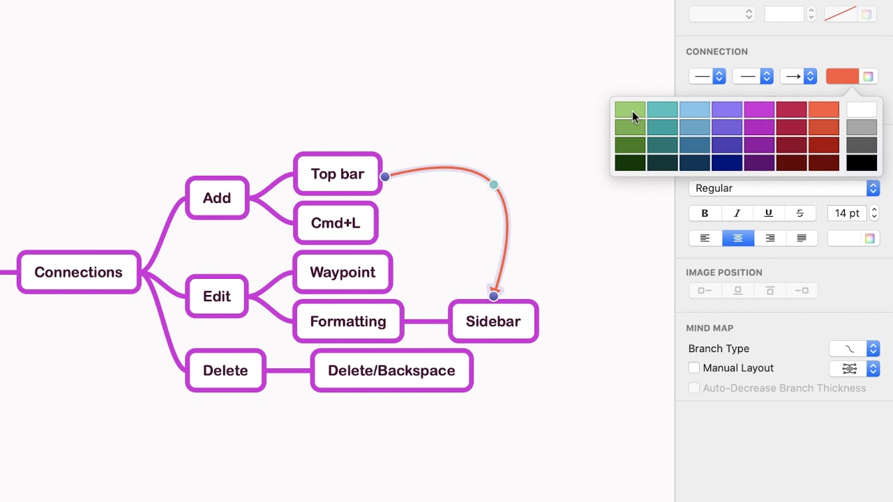 MindNode Tutorial - Connections