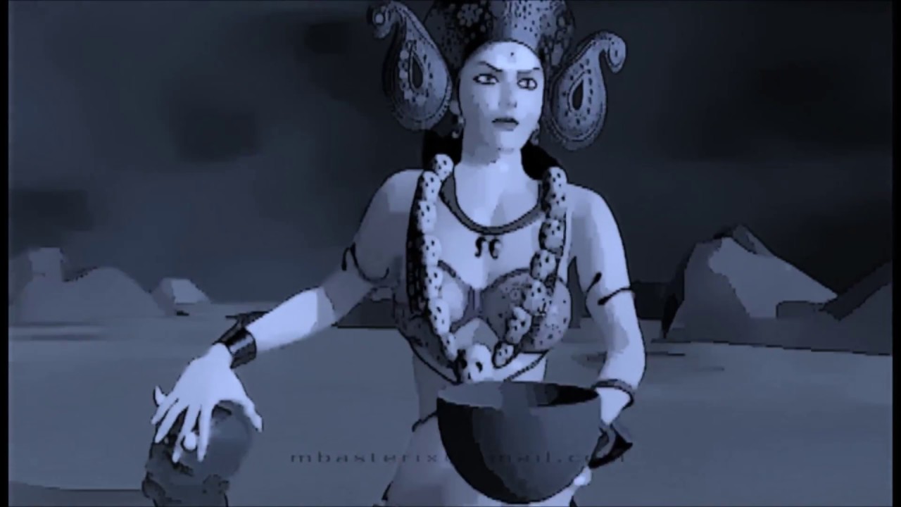 Maa Kaali fighting Demon