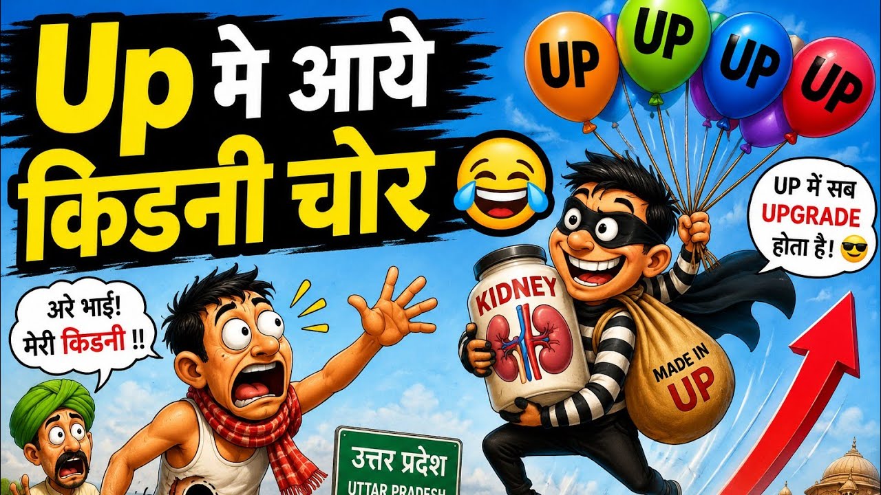 Up मे आये किडनी चोर 🥺  | किडनी चोर | देसी कॉमेडी तड़का #desicomedyvideo #tweencraft #comedy.
