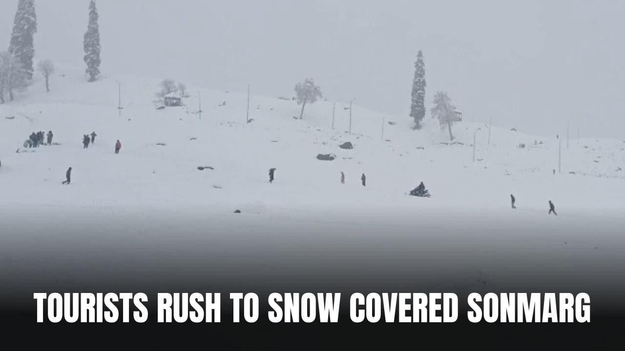 Tourists rush to snow covered Sonmarg | JK News Today