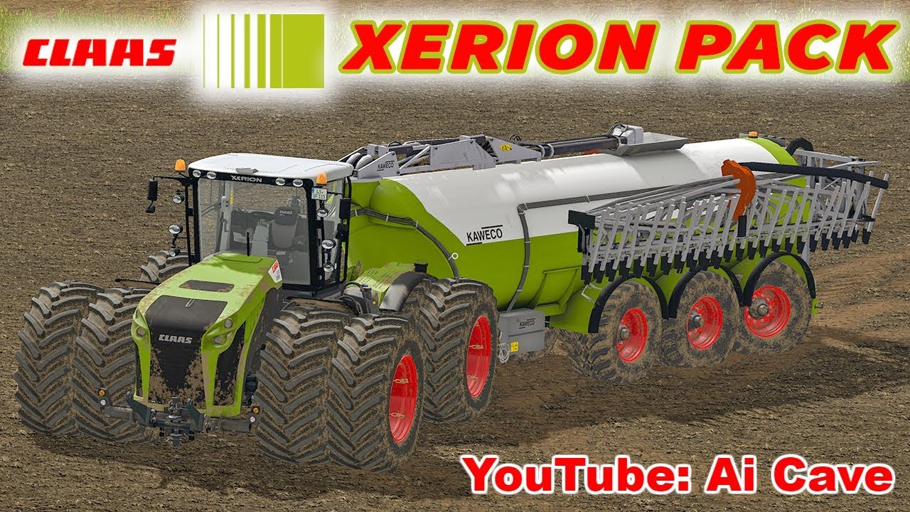 Что входит в комплект Claas Xerion Pack - Farming Simulator 2017 (LS17, FS17 Mods)