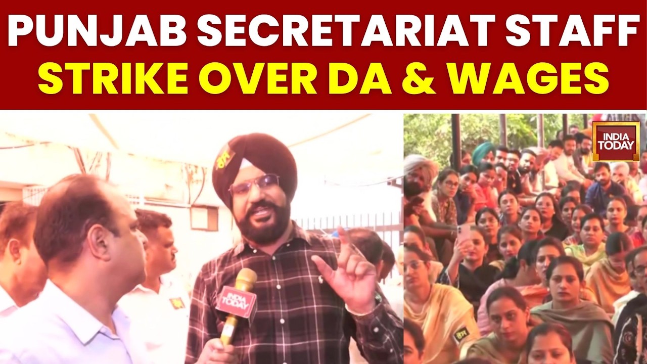 Punjab Govt Employees Strike Over DA, Regularisation & Pay Demands; Deadlock Continues | India Today