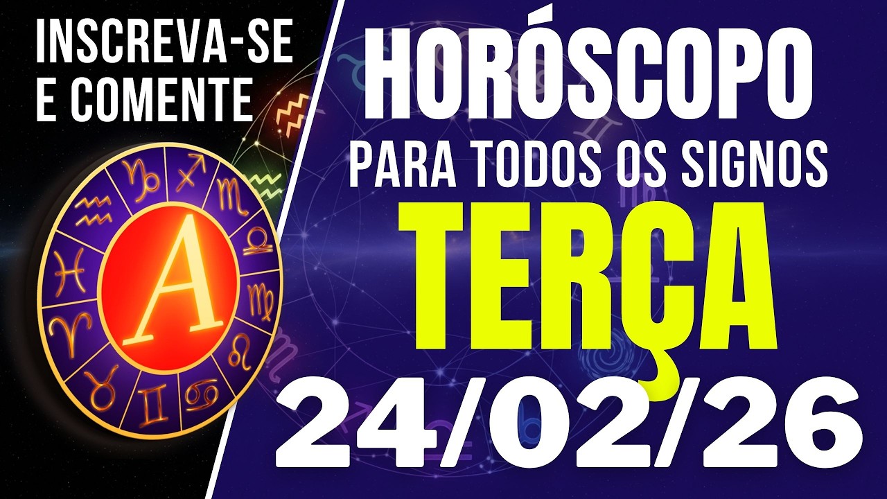 Horóscopo Diário 🔮 24/02: Seu Destino HOJE! Amor, Dinheiro & Sorte para TODOS os Signos ✨