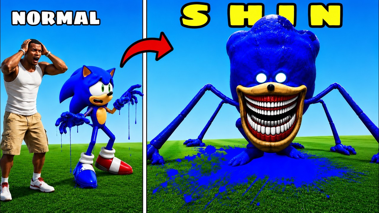 Upgrading Sonic To SHIN SONIC In GTA 5!