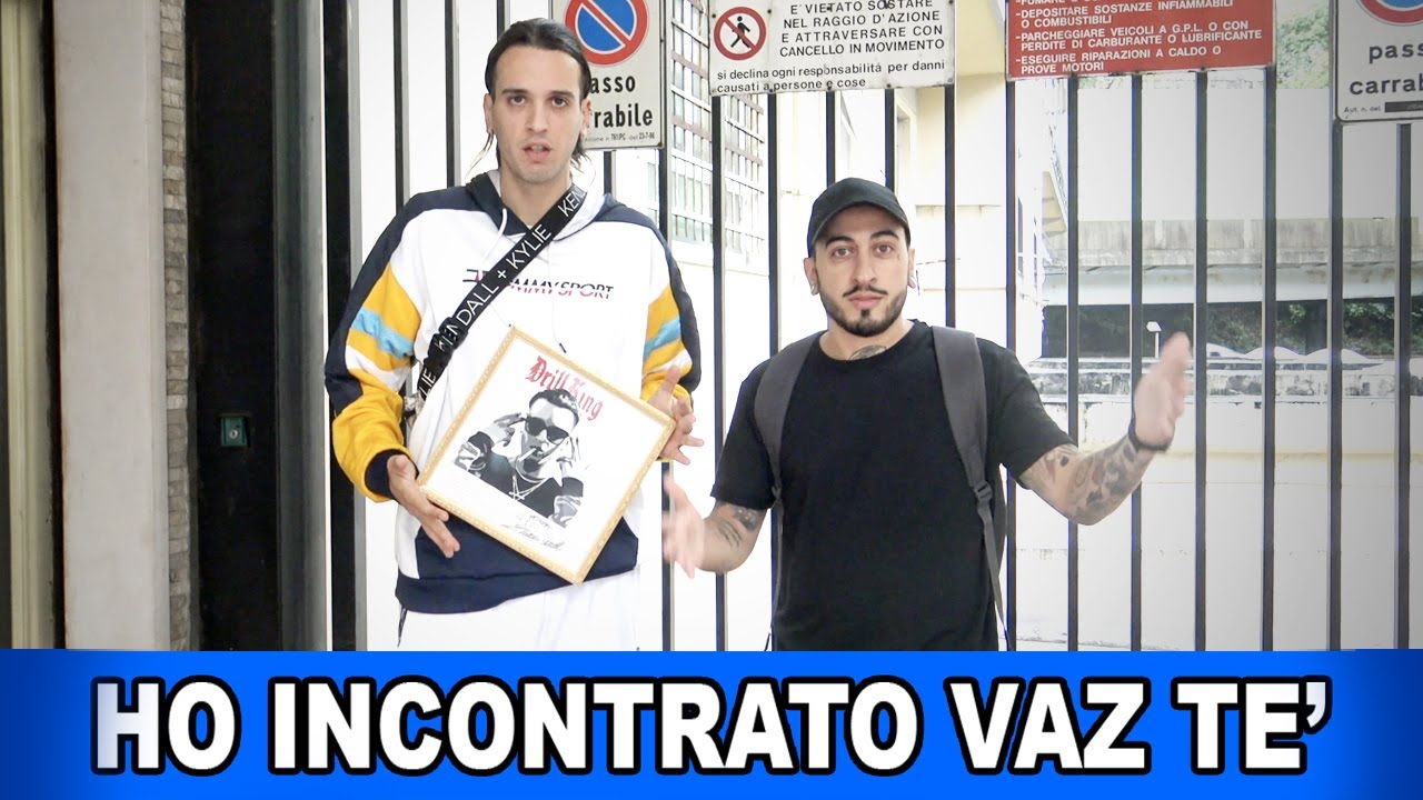 HO CONSEGNATO UN DISEGNO A VAZ TE'