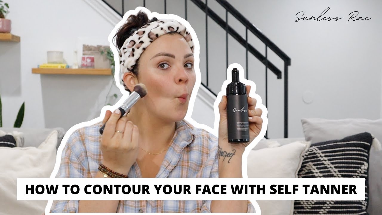HOW TO CONTOUR YOUR FACE WITH SELF TANNER | TIPS AND TRICKS BY A PRO SPRAY TAN ARTIST