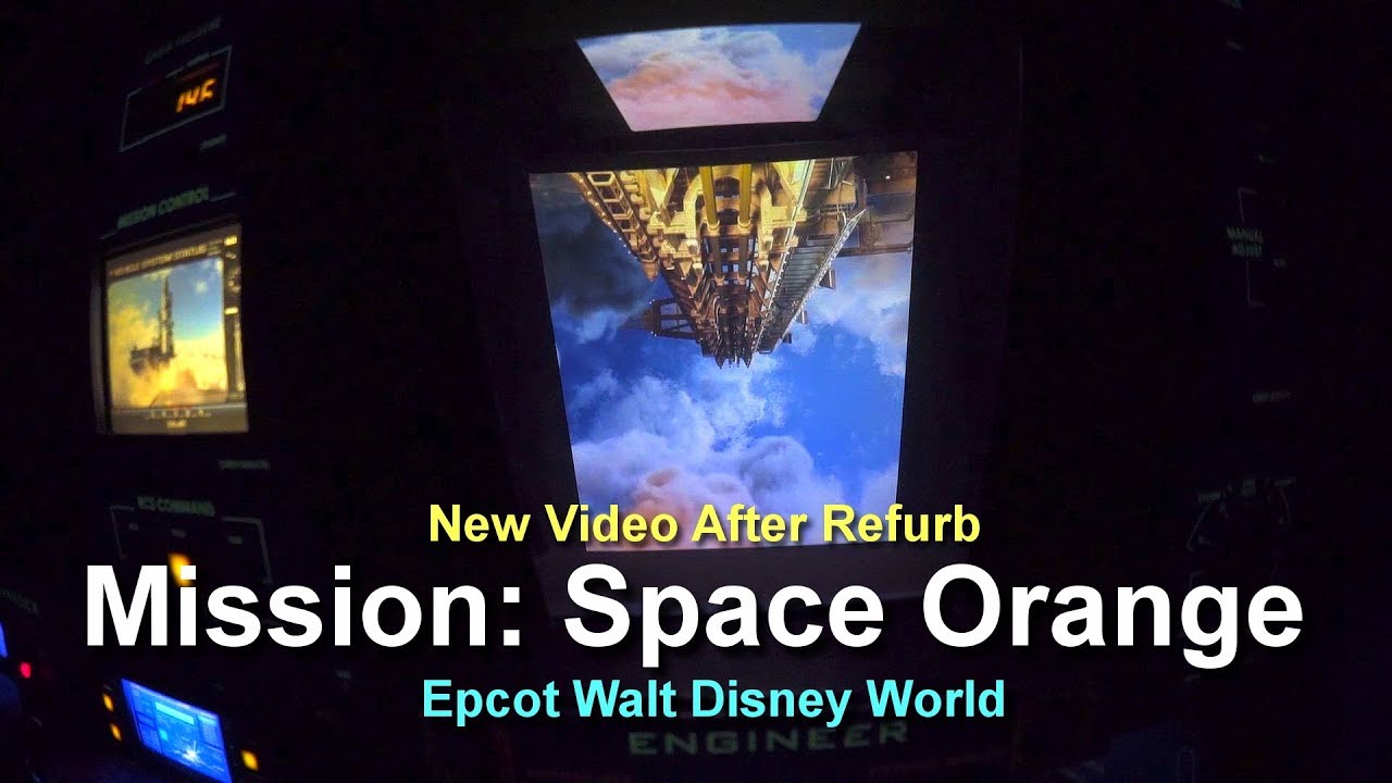 New Mission Space Orange On Ride Complete POV with Queue First Day of Relaunch Epcot Disney World