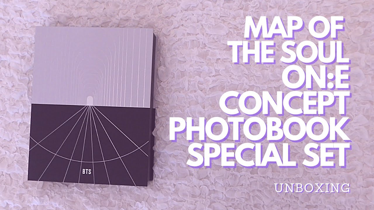 [FR] ♡ UNBOXING BTS 방탄소년단 - MAP OF THE SOUL ON:E CONCEPT PHOTOBOOK SPECIAL SET !