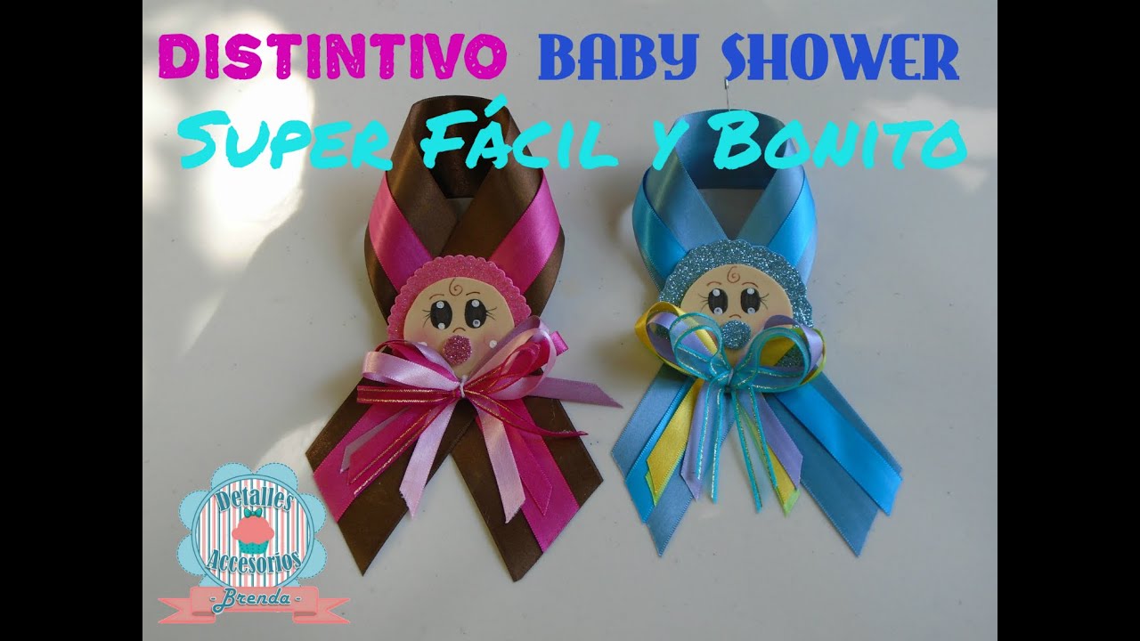 Distintivo Baby Shower | Fácil y Bonito