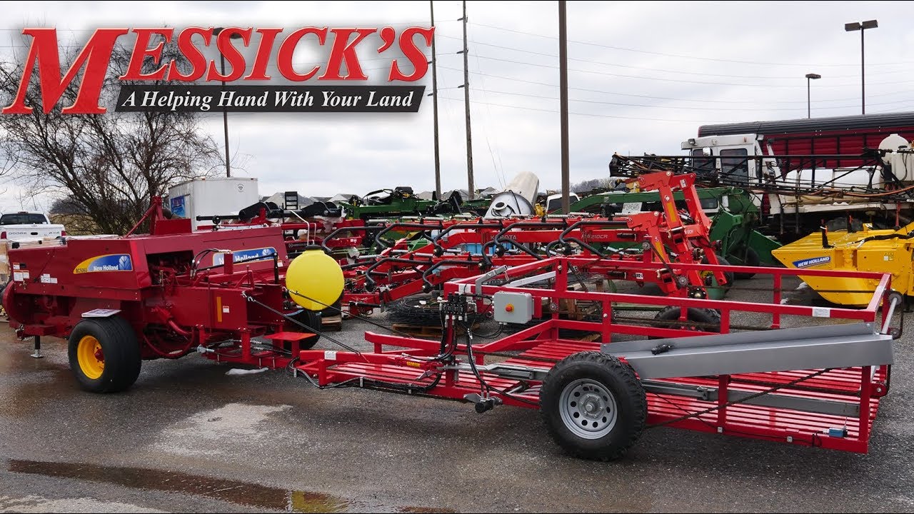 Steffen bale accumulator for small square balers (walk around)
