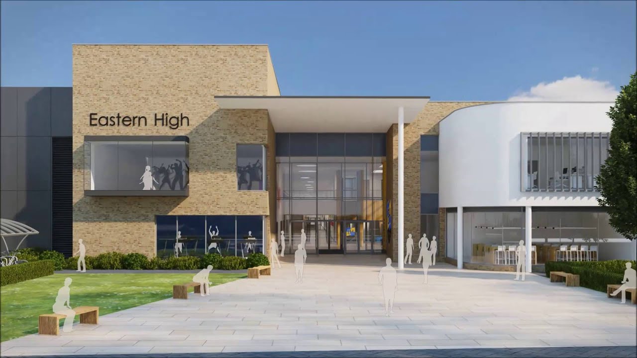 'Fly Through' the brand new Eastern High and Cardiff and Vale College