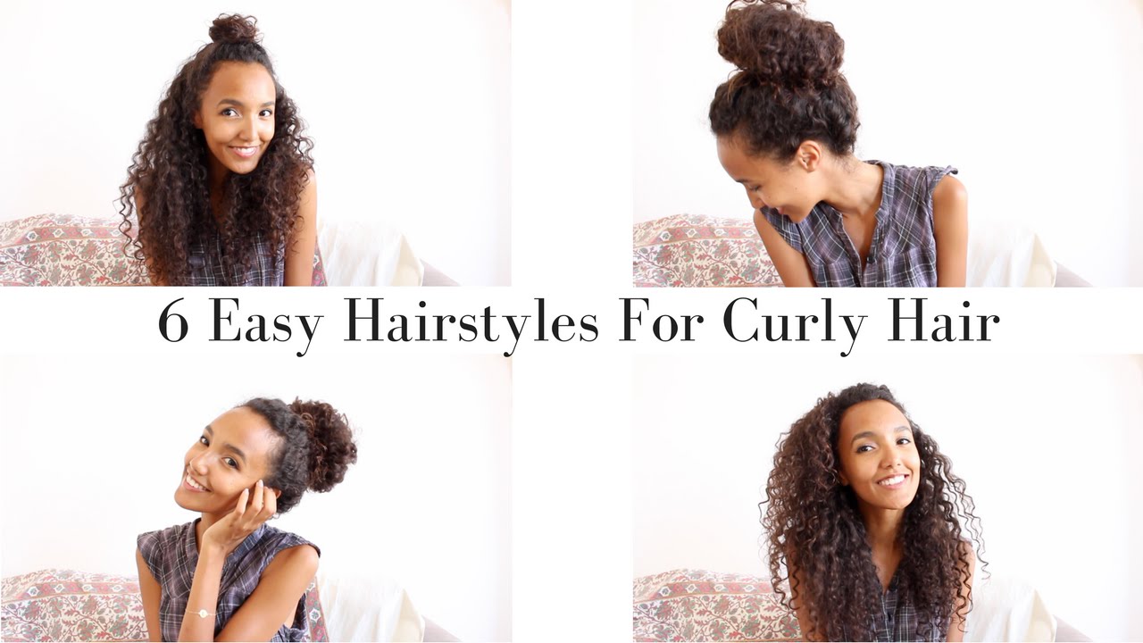 CAPELLI RICCI : 6 PETTINATURE FACILISSIME