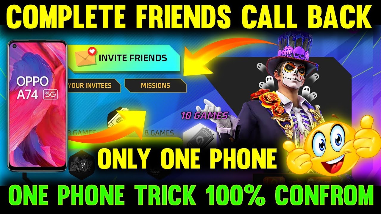 How to complete friends call back event in free fire | free fire friends call back kaise kare