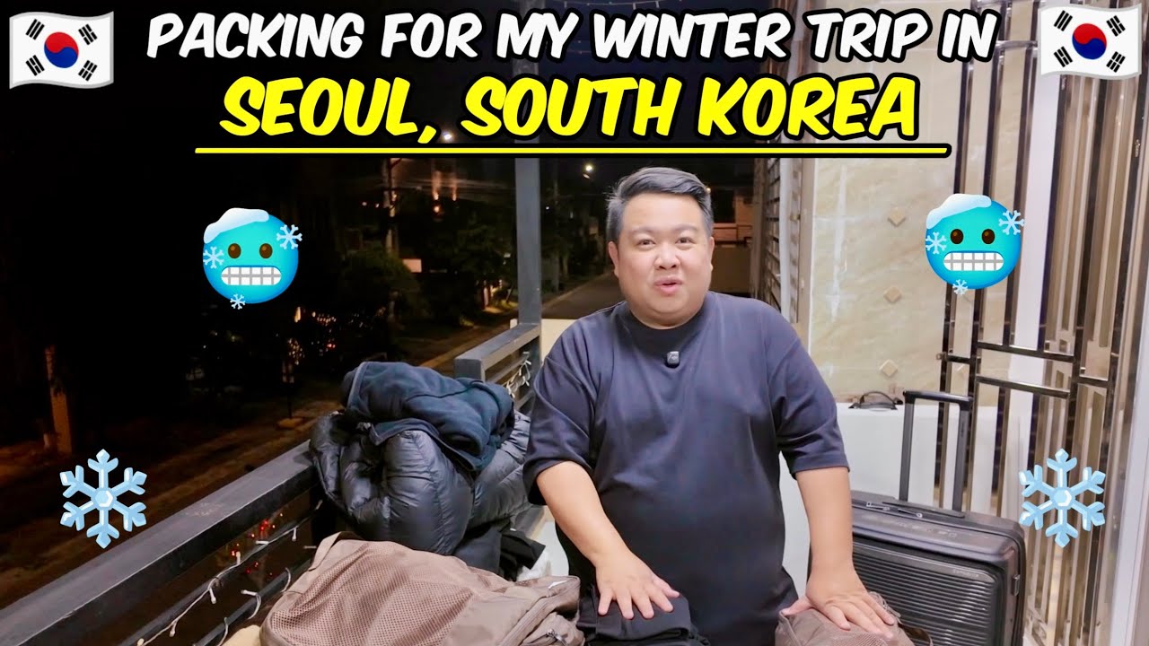 What I Pack for My Winter South Korea Trip 🇰🇷❄️ | Travel Packing Vlog 2026