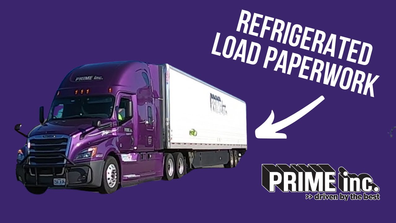 Refrigerated Load Paperwork