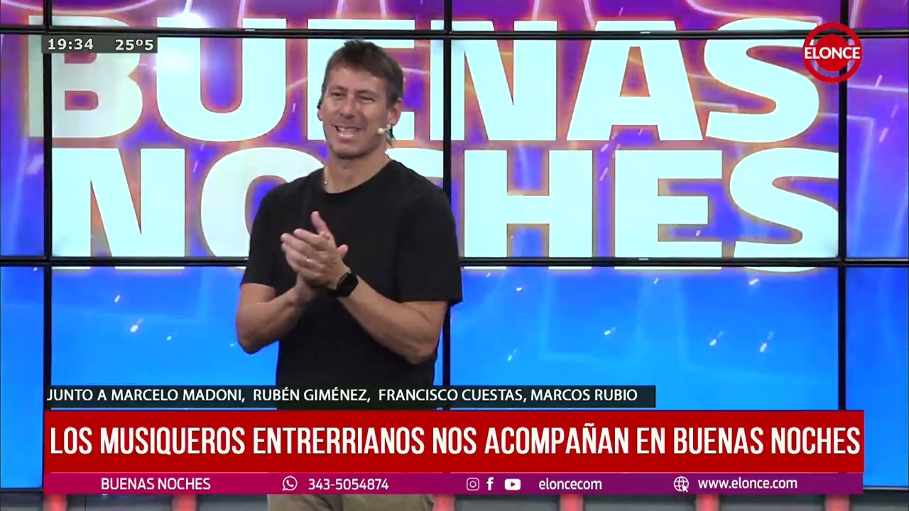 Los Musiqueros Entrerrianos nos acompañan con su música en Buenas Noches