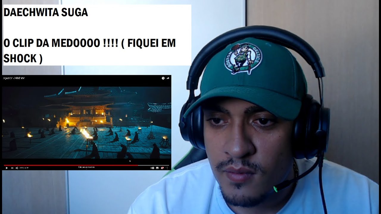 REACT DAECHWITA SUGA - O CLIP DA MO MEDO SE LOCO