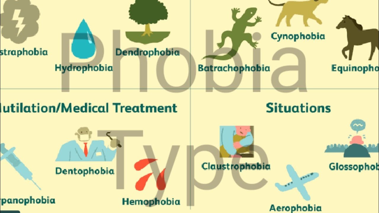 Vocabulary with Phobia/Phobia type/All about Phobia/ Phobia / phobia mnemonics/ Vocabulary/