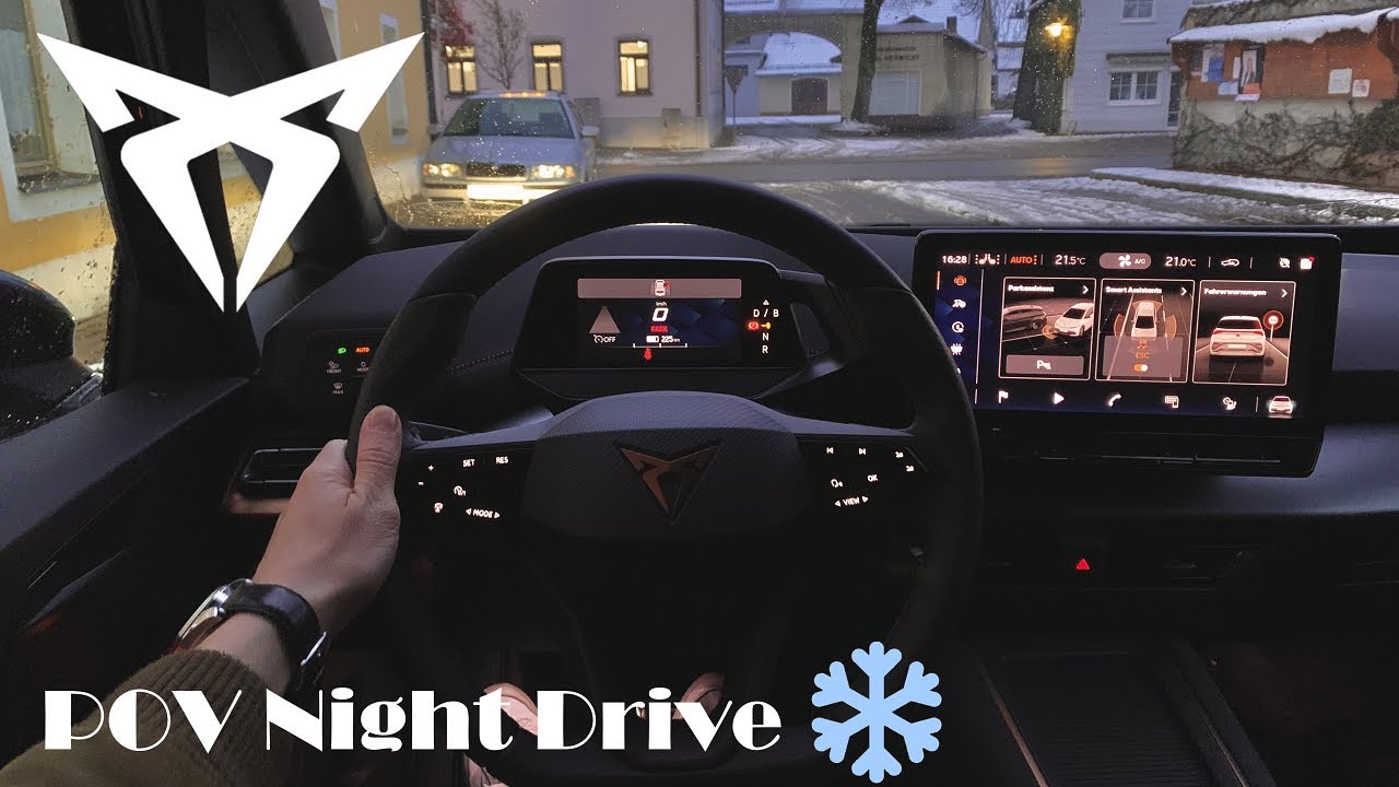 Cupra Born | POV Night Drive | Snow | 58,0 kWh | 204 PS | EV - Fully Electric