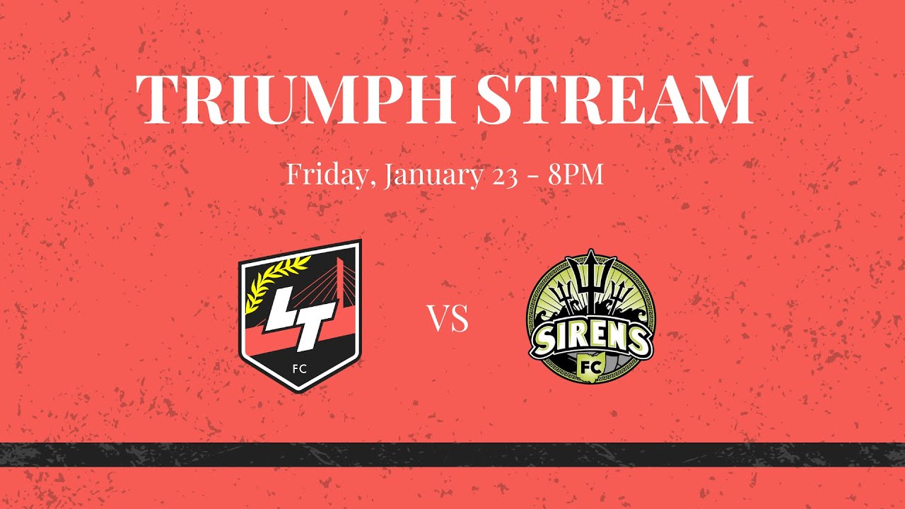 Louisville Triumph FC vs. Cincinnati Sirens FC | 1-23-2026