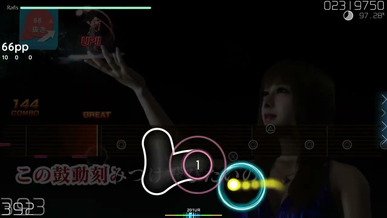 [4.55 ⭐] notaurox | Kazuma Kiryu - Like A Butterfly feat. Riona [Laurier's Insane] 96.67%