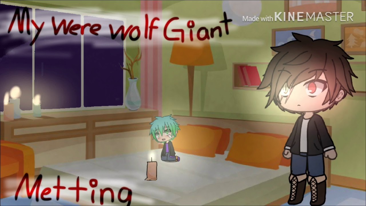 In Love With A Giant Werewolf ||Ep1||Meeting||Gacha Life||Gay Love Story||