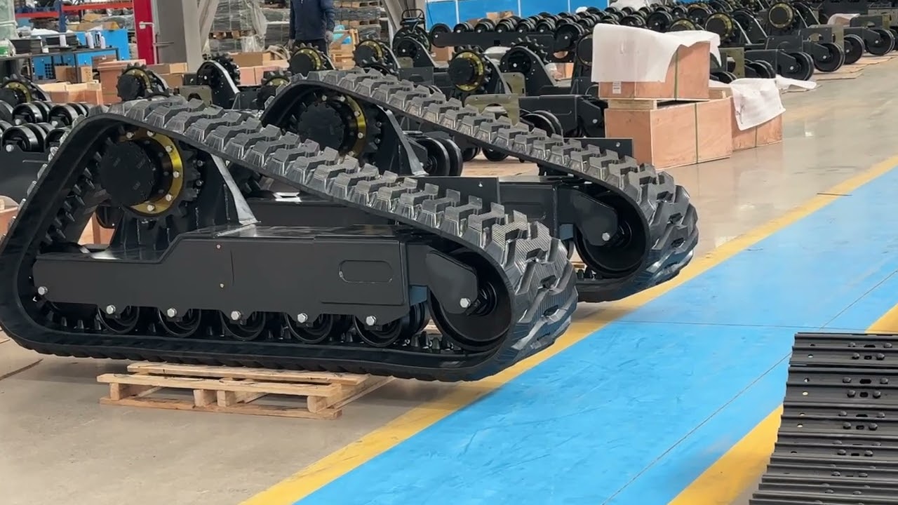 Crawler Undercarriage Assembly | Real Factory Workshop Footage