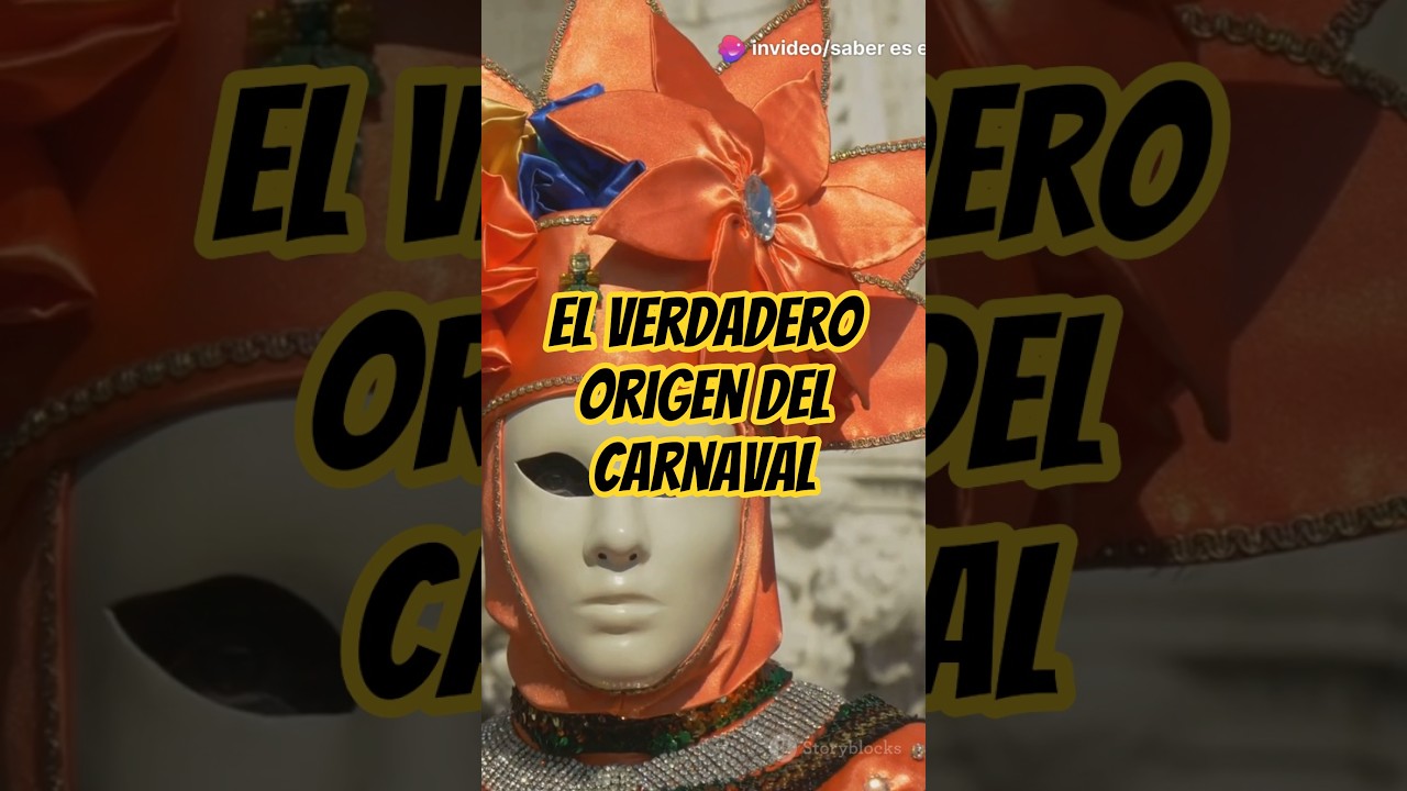 🎭 &iquest;Conoces el verdadero ORIGEN del CARNAVAL? 🎉  #curiosidades #carnaval