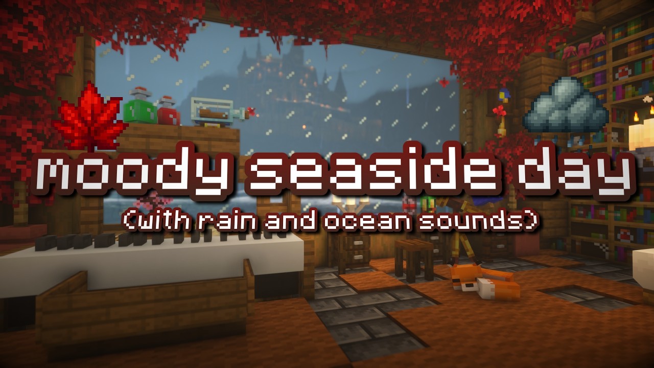 🌊I've been here before...☁️(MInecraft C418/Lena Raine music) |Castle Ambience| Gothic Dark Academia