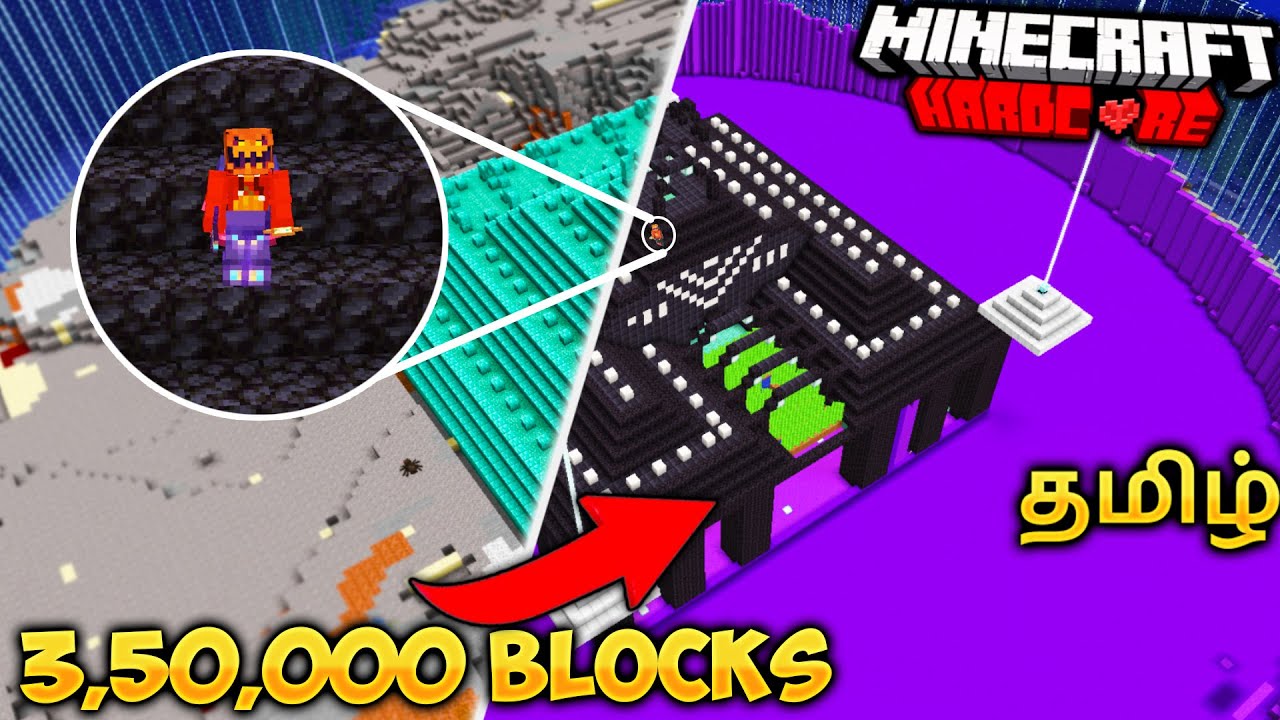 I Mined 350,000 Blocks for Ocean Monument Transformation