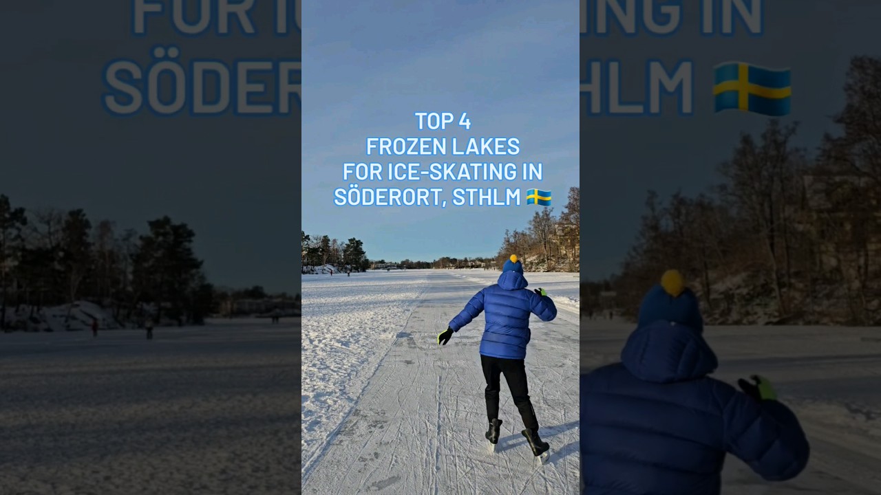 TOP 4 Frozen Lakes in South Stockholm ⛸️❄️🇸🇪
