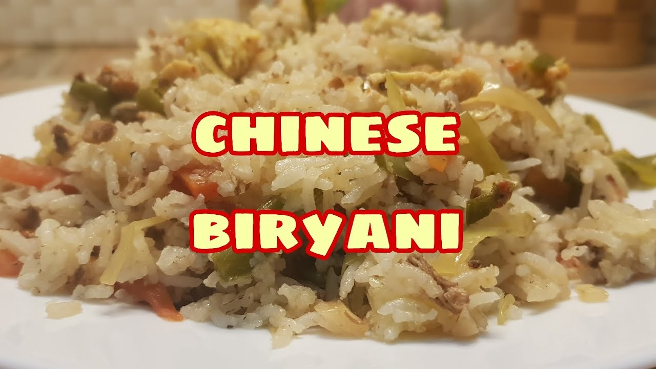 Chinese Style RiceEasy Chinese Chicken Biryani  at Home🎀
